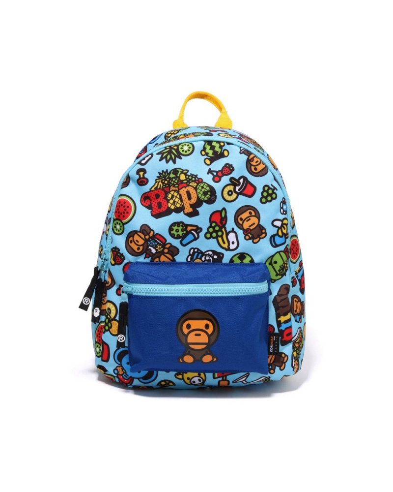 Autres Accessoires Bape Baby Milo Mixed Fruit Daypack Bleu Enfant | MMY-39307437